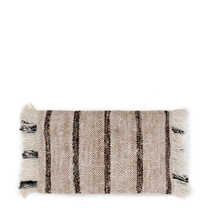 Katoenen kussenhoes Oh my gee boheems wit - 30x50 cm
