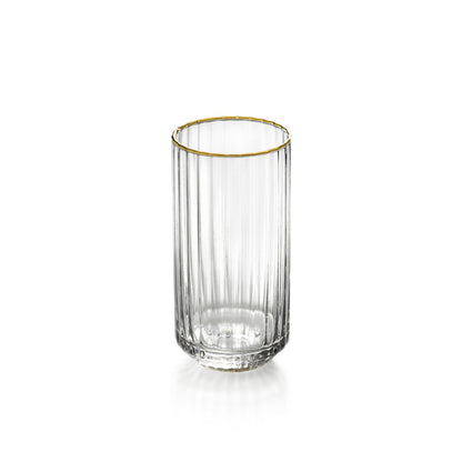 Glazen highballglas Golden sip natuurlijk goud