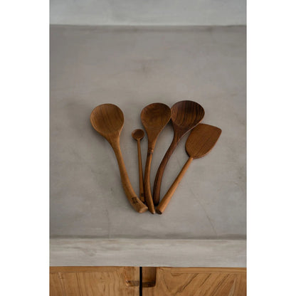 Teak spatel Wortel - 6 cm