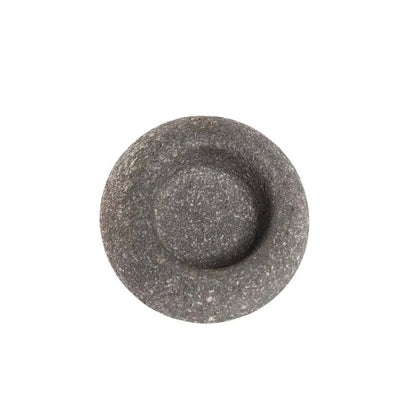 Lavasteen zoutkom Lava stone bowl zwart