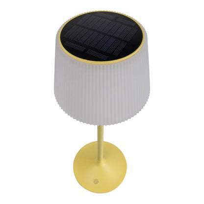 Solar Tafellamp Emmi Geel/Wit - 38 cm (Dimbaar)