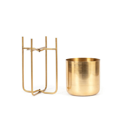 Messing Plantenbak Standaard messing