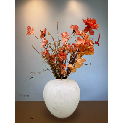 Porseleinen pot Ginger jar wit
