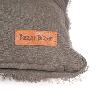 Kussenhoes Smoky vibe grijs - 30x50 cm