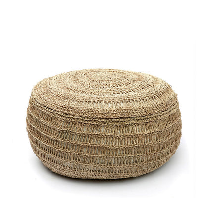 Zeegras poef naturel