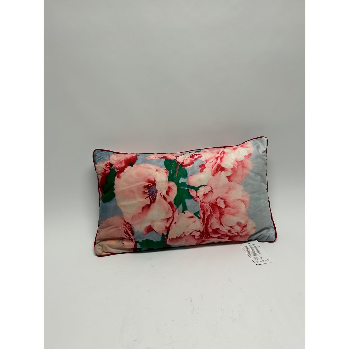 Sierkussen Bloemen roze - 50 cm
