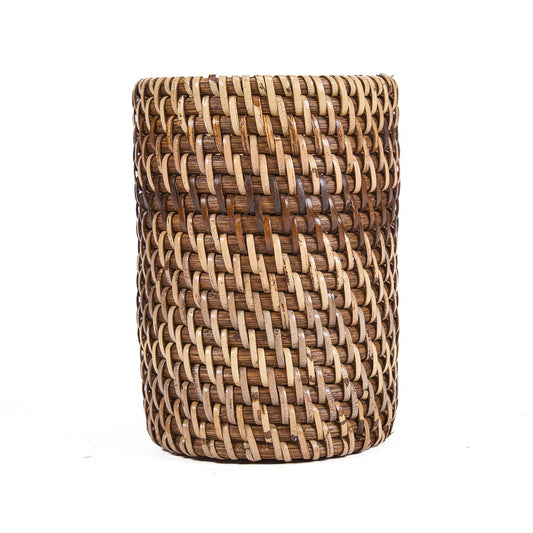 Rotan tandenborstelhouder natuurlijk bruin