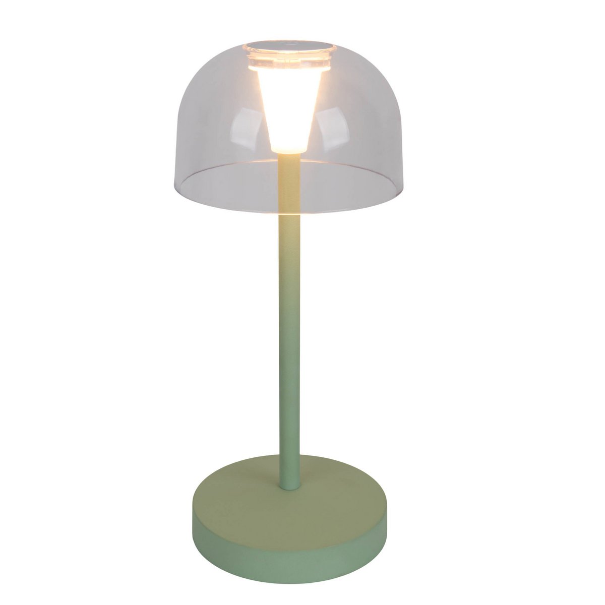 LED Acculamp Gomba Mint (Set van 2) - 18,5 cm