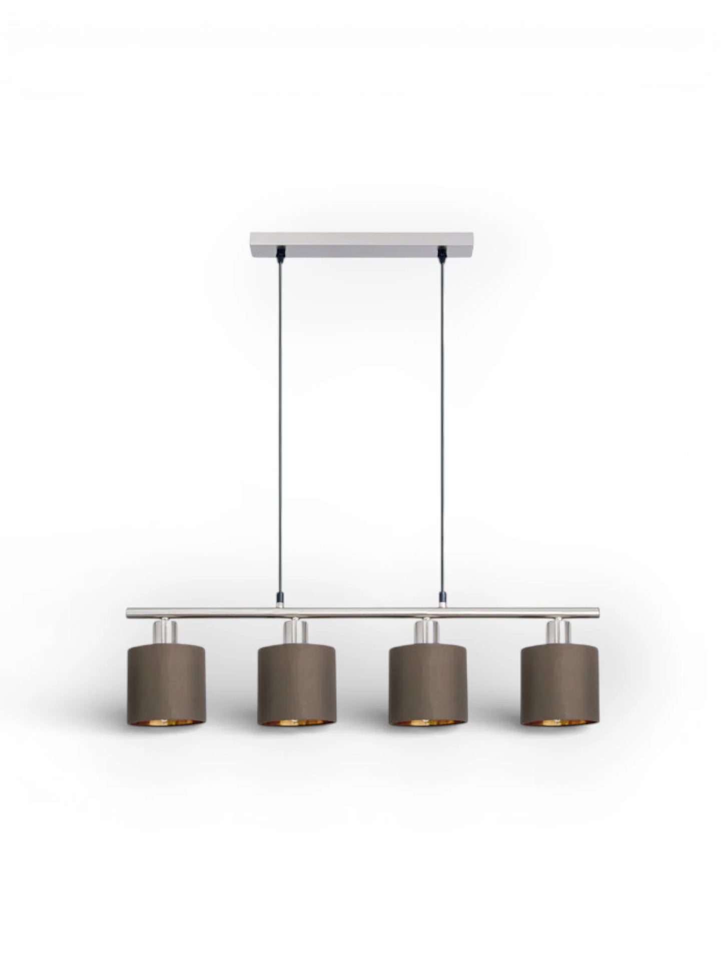 Hanglamp Maron 4-Lichts Bruin (E14)