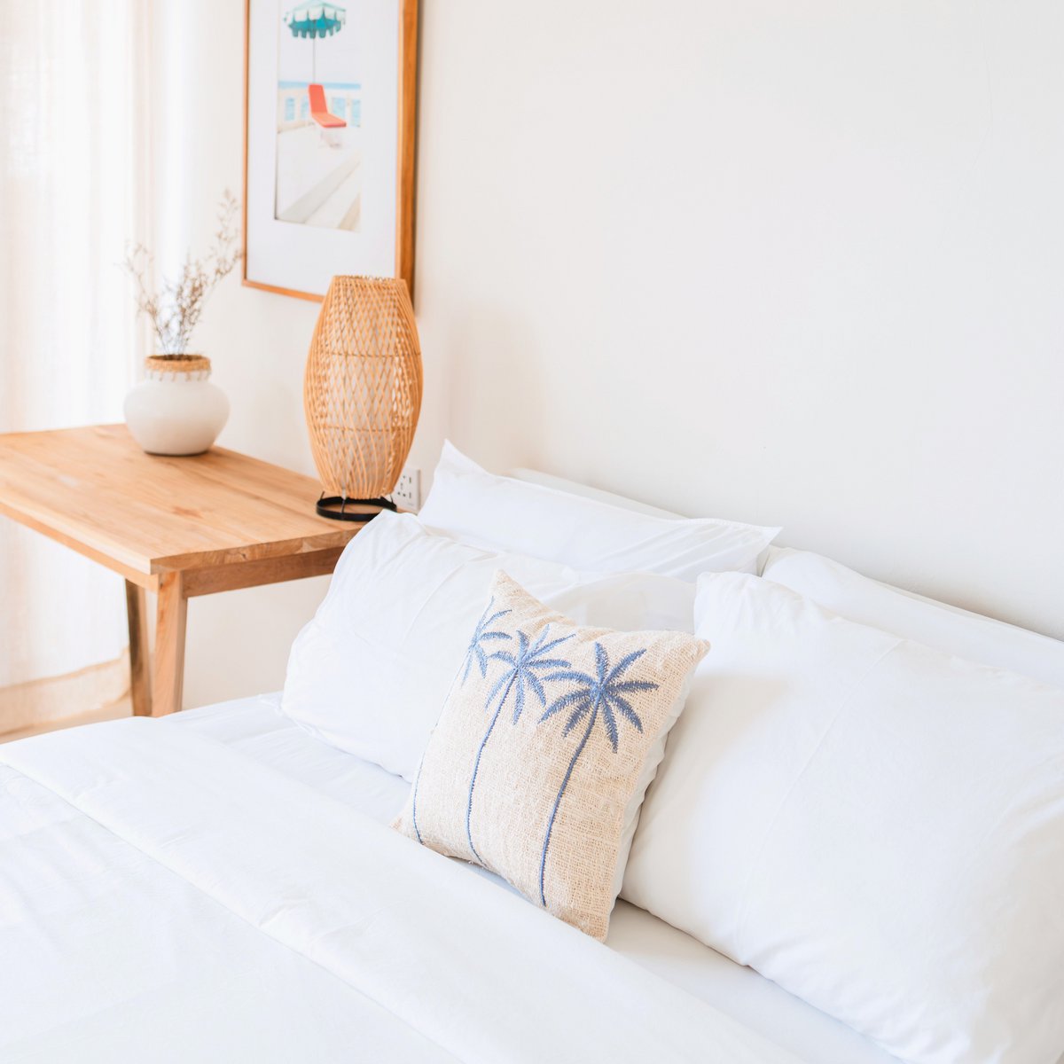 Kussenhoes Anarka Katoen Palmboom - 40x40/50x50