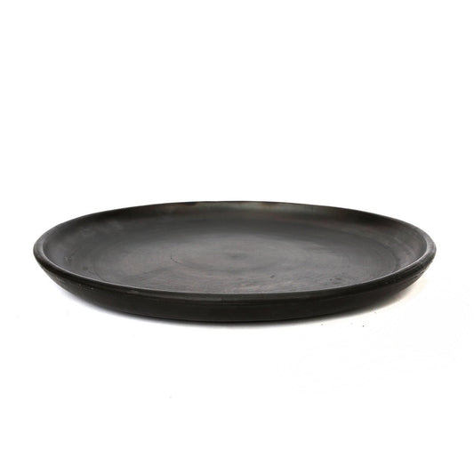 Terracotta bord Burned classic zwart - 30 cm