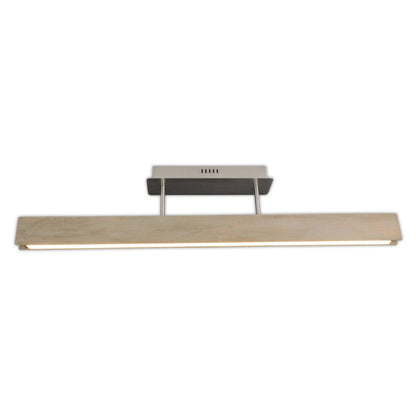LED Plafondlamp Recht Hout/Metaal - 97,5 cm