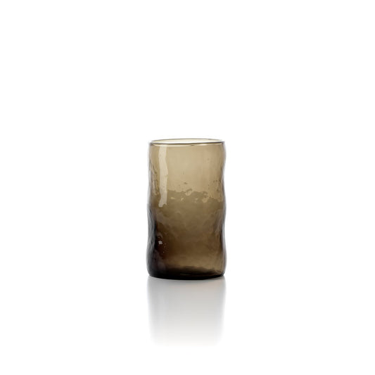 Glazen beker Dusk low tumbler houtskool - M
