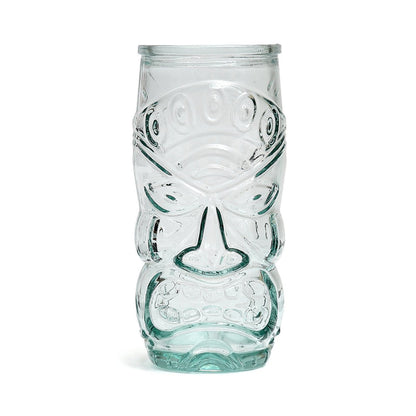 Glazen tiki glas Tikiglas blauw