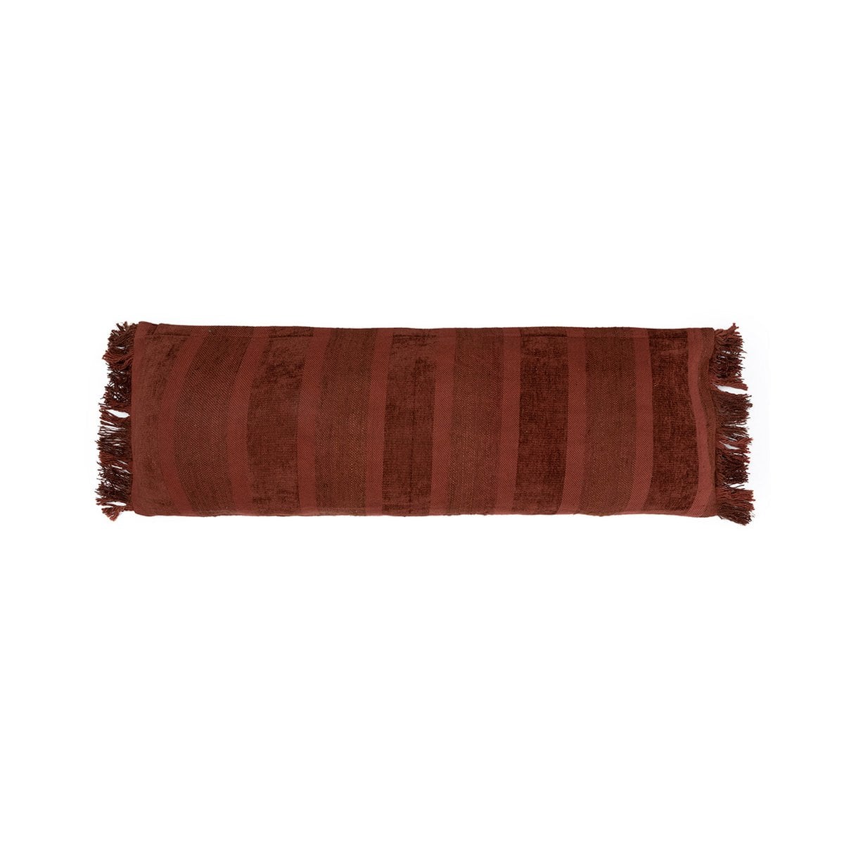 Fluwelen kussenhoes Oh my gee bordeaux - 35x100 cm