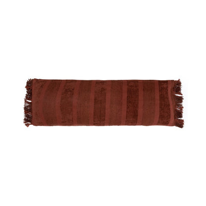 Fluwelen kussenhoes Oh my gee bordeaux - 35x100 cm