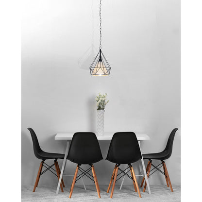 Metalen Hanglamp Alex Zwart - Ø 29 cm