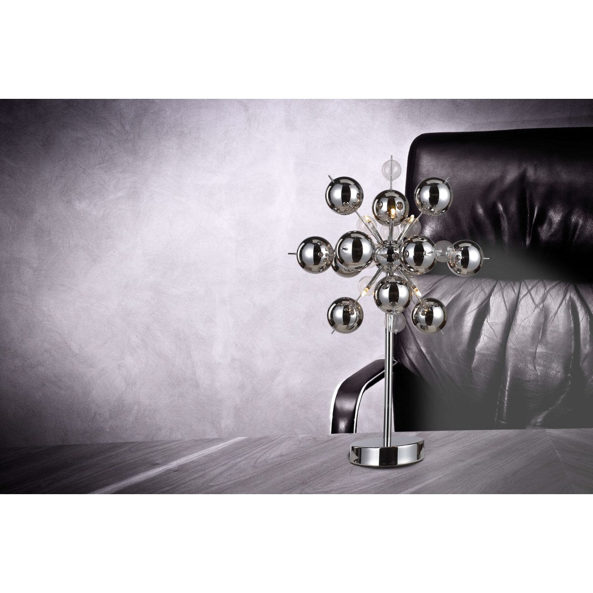 Tafellamp Explosie Chroom - 73 cm (G9)