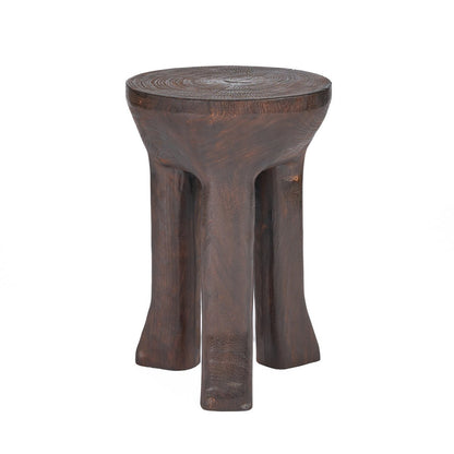 Houten bijzettafel Java tripod donker walnoot