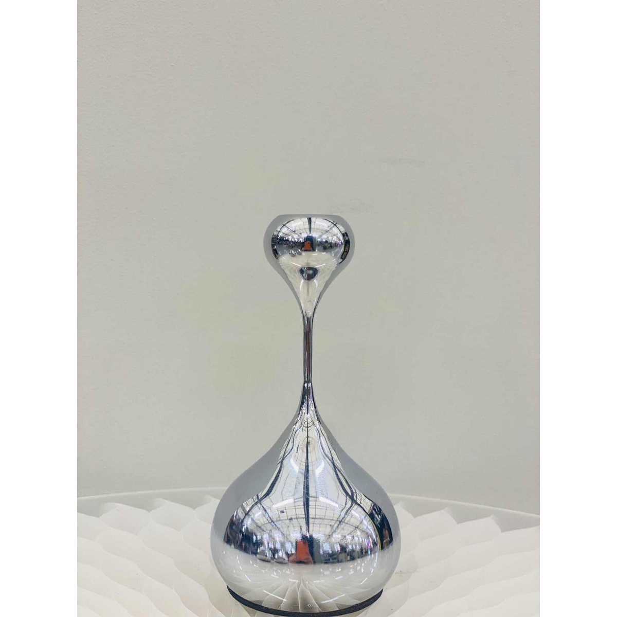 Nikkel kandelaar Tender s - 34 cm