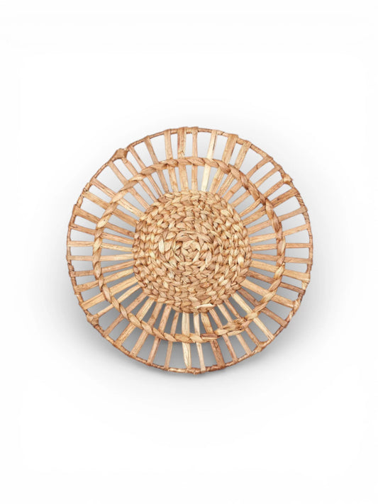 Waterhyacint Placemat Rond Caruban (38 cm) - Set van 2, 4 of 6