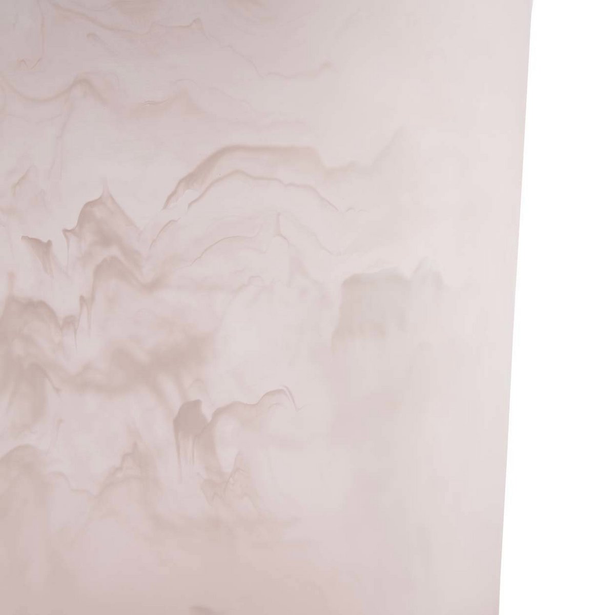 Glazen ijsemmer roze/wit