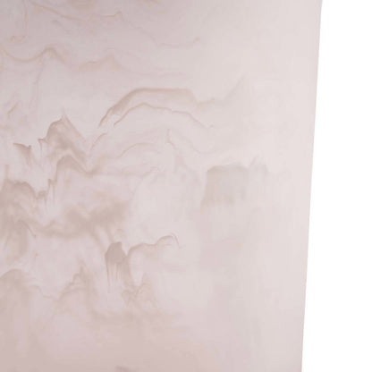 Glazen ijsemmer roze/wit