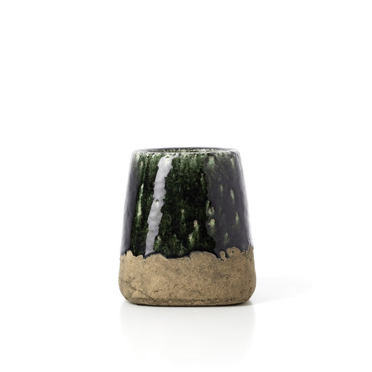 Conische plantenbak betongroen S