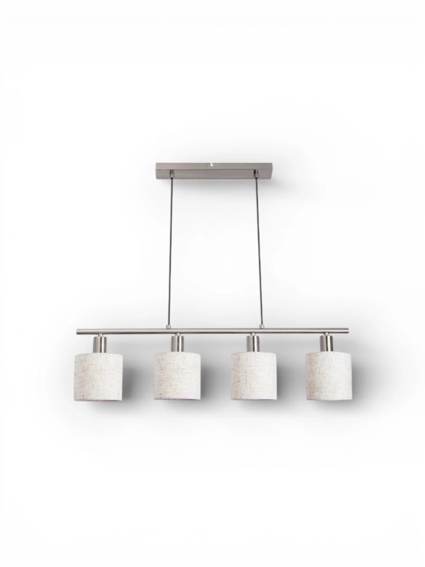 Hanglamp Maron 4-Lichts Satijn/Naturel (E14)