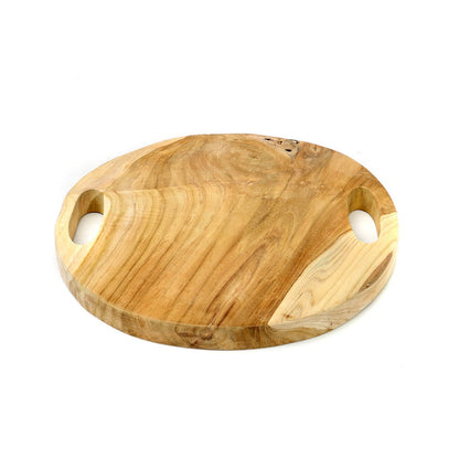 Teak dienblad Root tray naturel - M