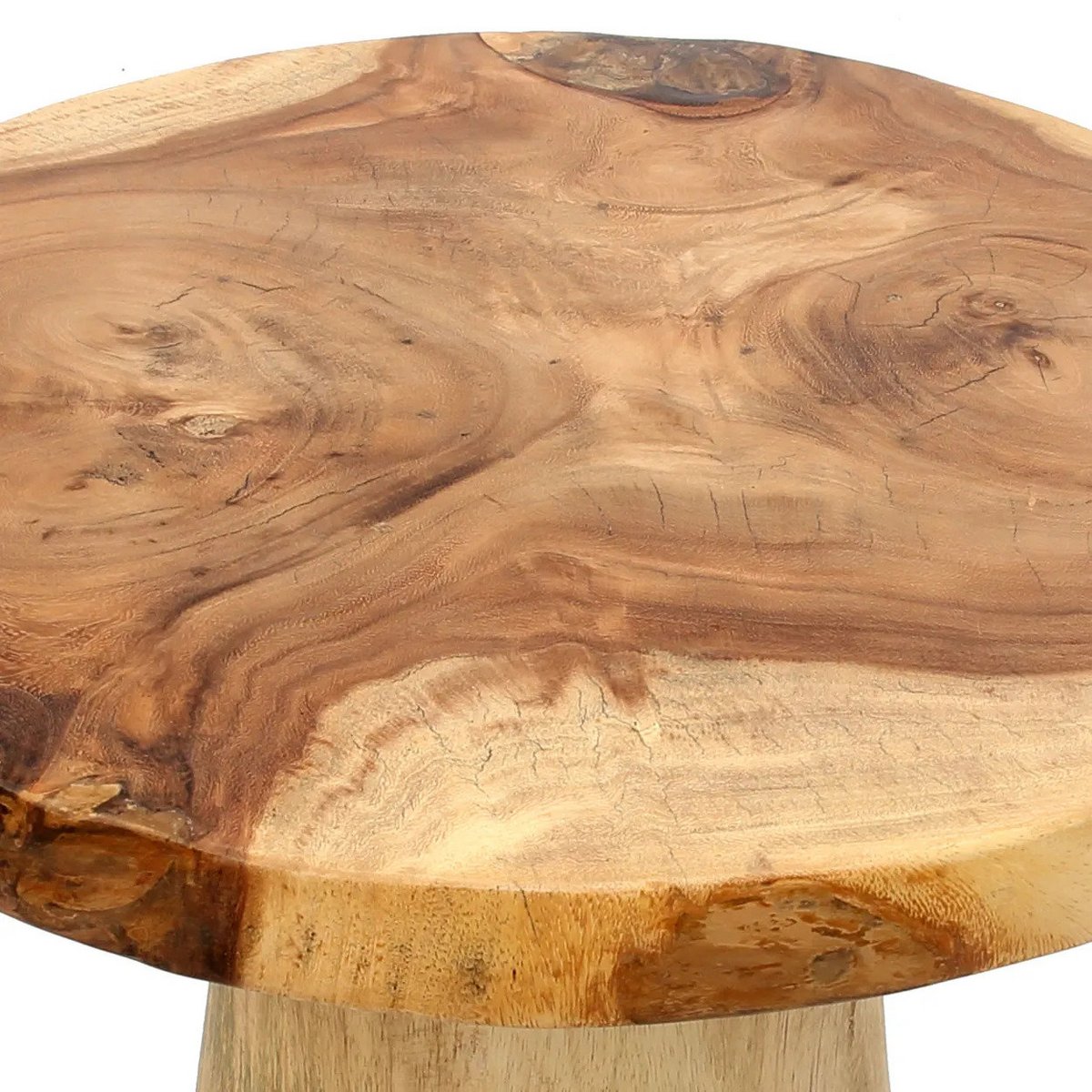 Houten bijzettafel Timber conic naturel - 50 cm