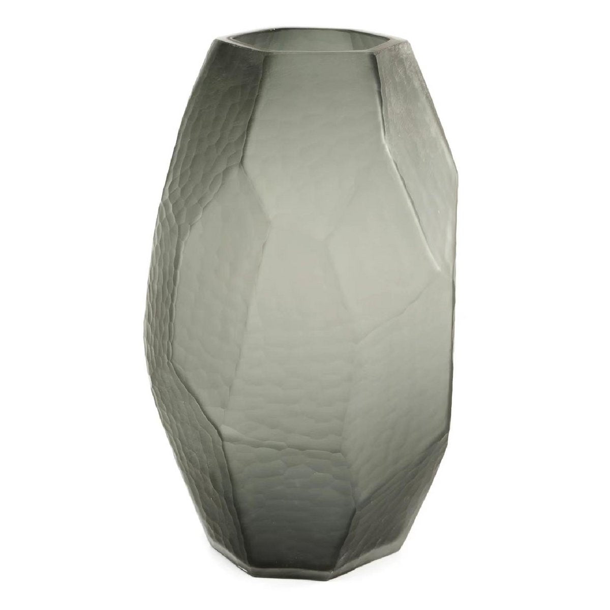 Glazen vaas Stone smoke rookgrijs Groot