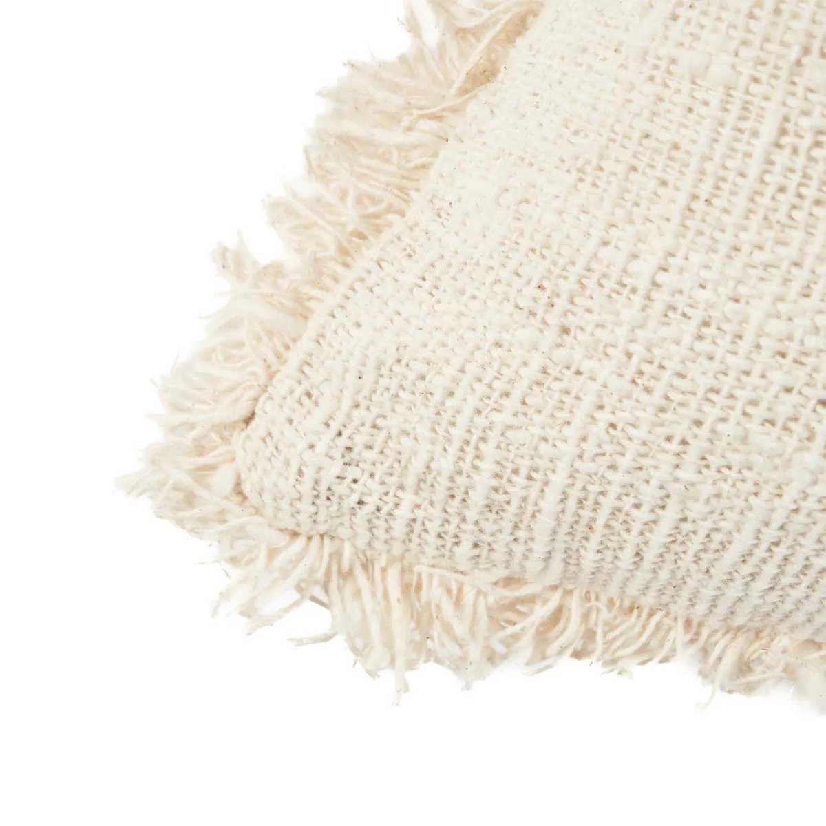 Kussenhoes Gili palm natuurlijk zwart