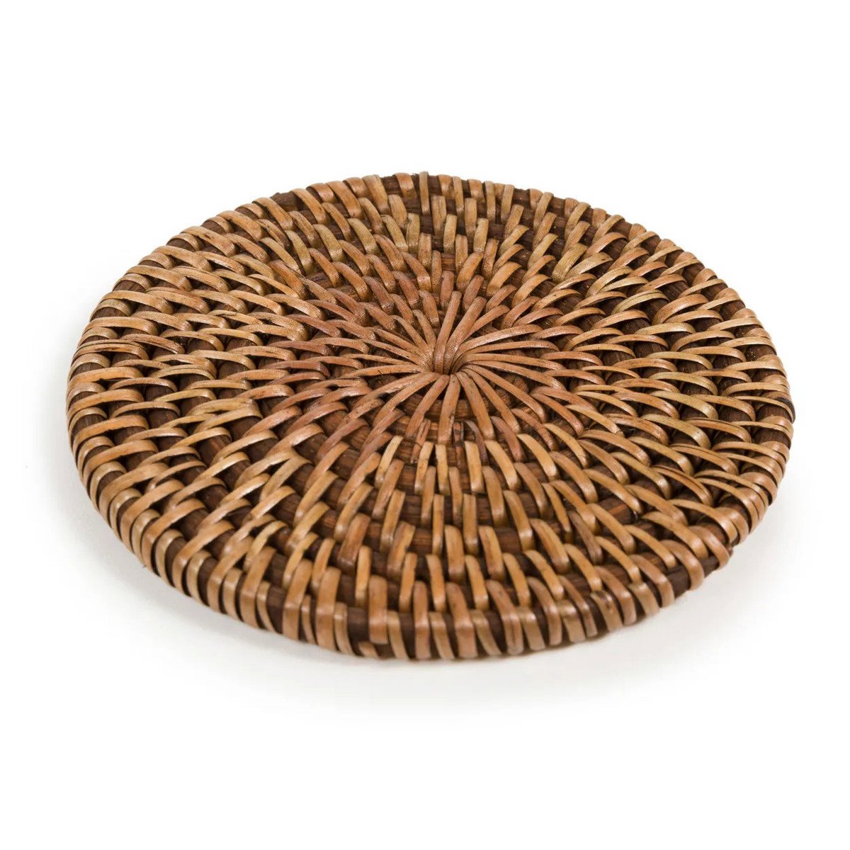 Rattan onderzetter The colonial coaster natuurlijk bruin