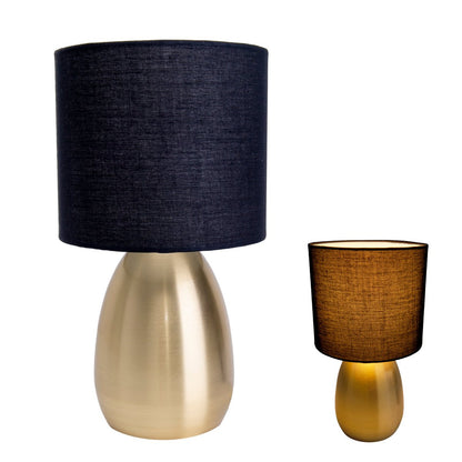 Tafellamp Aurum Goud/Zwart - 33 cm (E14)