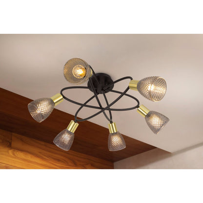 Plafondlamp Lindita 6-Spots (excl. lampen)