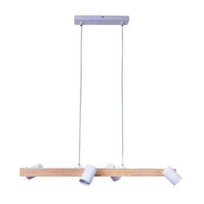 Hanglamp Frida 4-Lichts Wit - 80 cm (GU10)