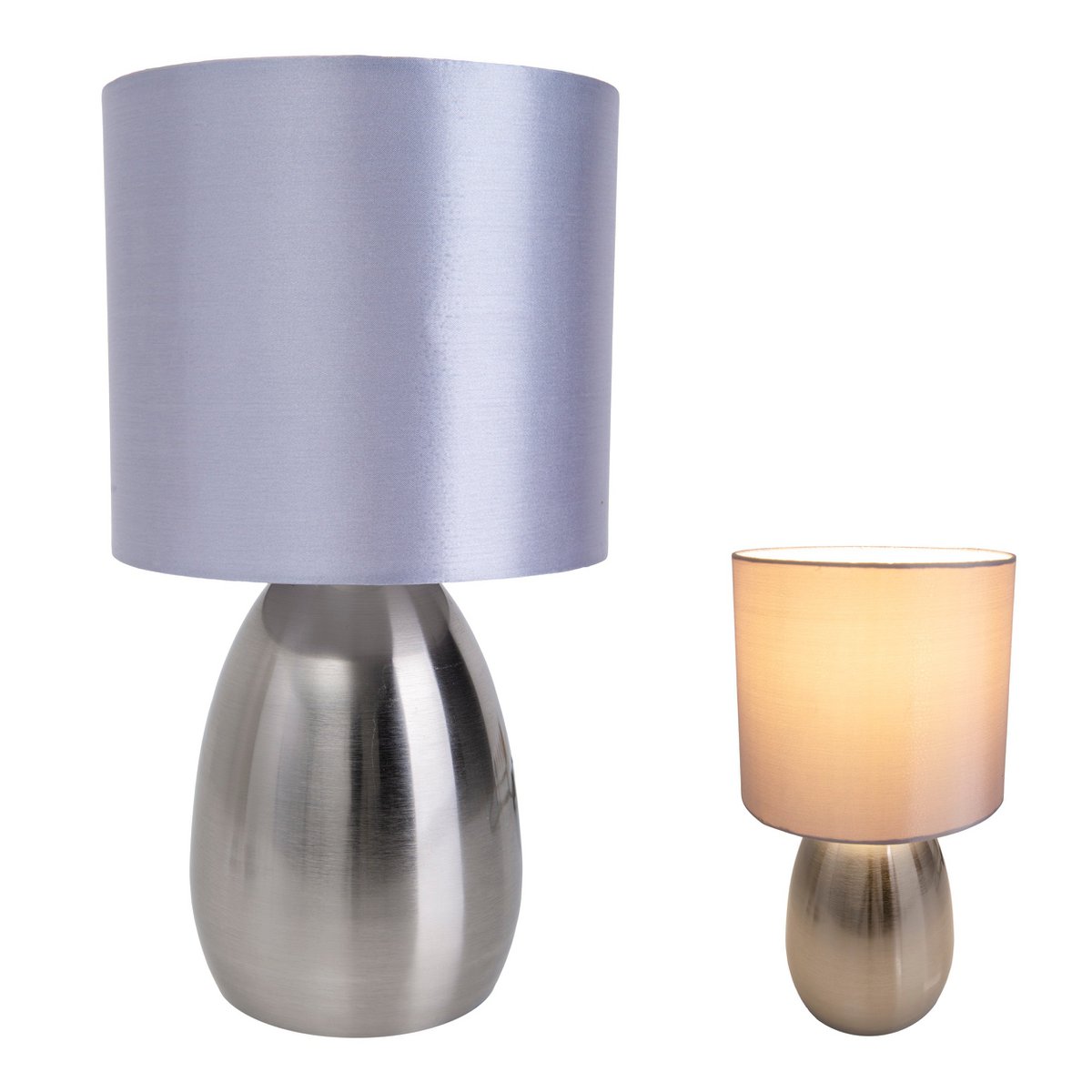 Tafellamp Aurum Staal/Grijs - 33 cm (E14)