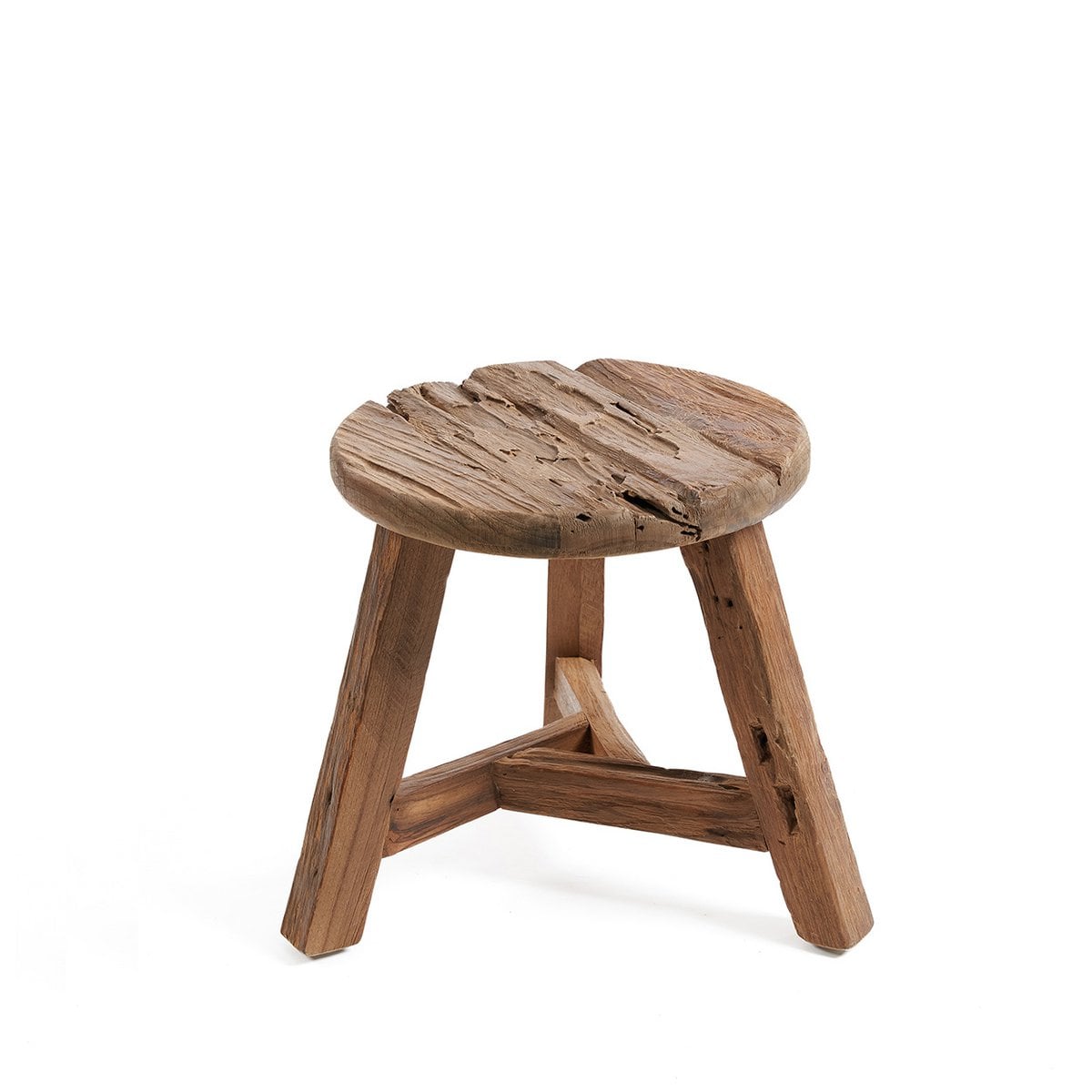 Teakhouten kruk Yatai naturel