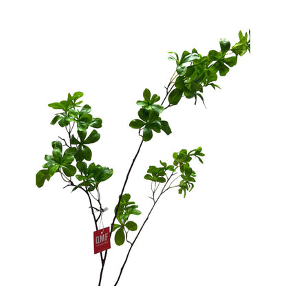 Zijden kunstbloem Tropaeolum speciosum groen - 110 cm