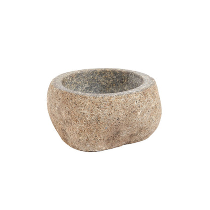Riviersteen kom The river stone zwart - S