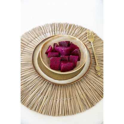 Porseleinen bord Comporta bruin/beige