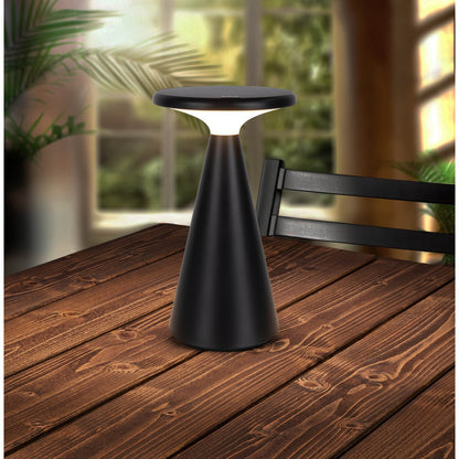 Solar Tafellamp Palu Zwart - 20 cm (Binnen/Buiten)