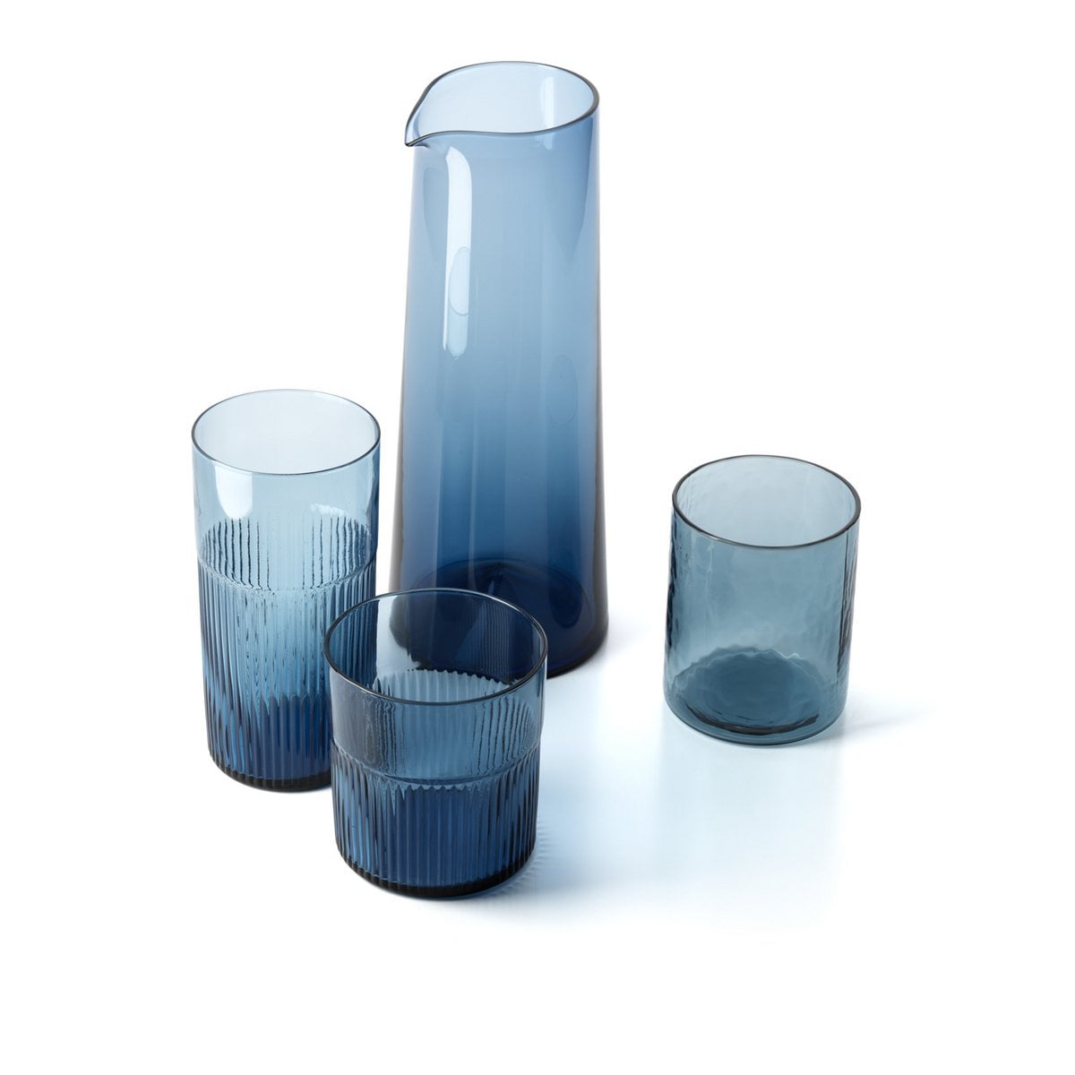 Glazen karaf Azure blauw