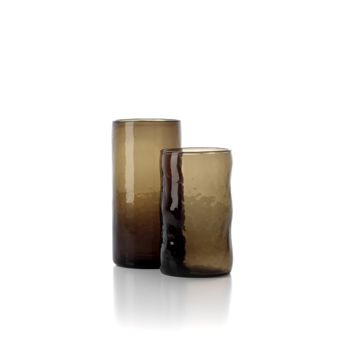 Glazen tumbler Dusk houtskool - L