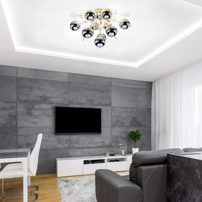 Plafondlamp Explosie Chroom - Ø 57 cm (G9) - OutHome