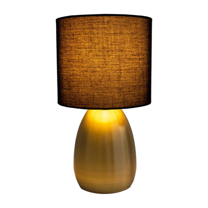 Tafellamp Aurum Goud/Zwart - 33 cm (E14)