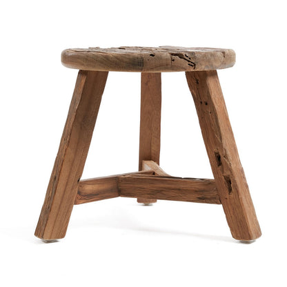 Teakhouten kruk Yatai naturel