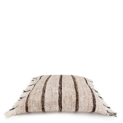 Katoenen kussenhoes Oh my gee boheems wit - 60 cm