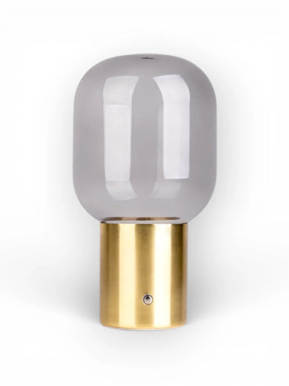 Snoerloze Tafellamp Albero Messing/Glas - 25 cm (Touch)